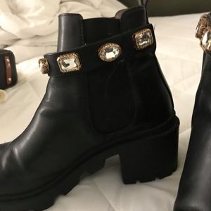 Steve Madden Black Boots Size 8.5